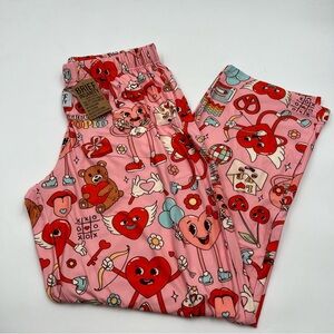 Brief insanity Groovy Valentine pajama/lounge pants SZ L.‎ Buttery soft NWT